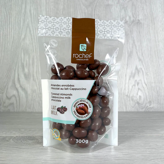 Rochef - Milk Chocolate cappuccino covered oven roasted Almonds 300g