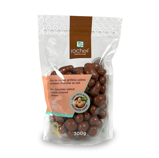 Rochef - Milk Chocolate covered salted & roasted Cashews 300g