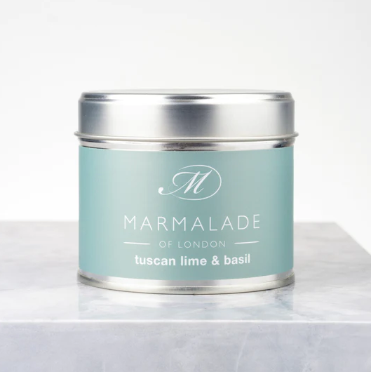 Tuscan Lime & Basil - Tin Candle