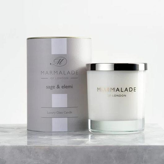 Sage & Elemi - Glass Candle