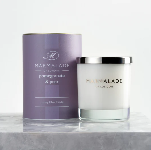 Pomegranate & Pear - Glass Candle