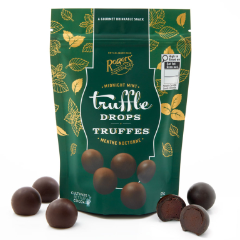 Rogers' Truffle Drops Midnight Mint 175g