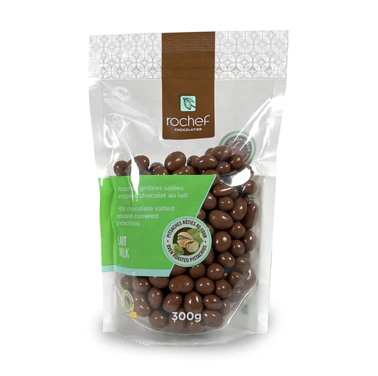 Rochef - Milk chocolate covered salted & roasted Pistachios 300g
