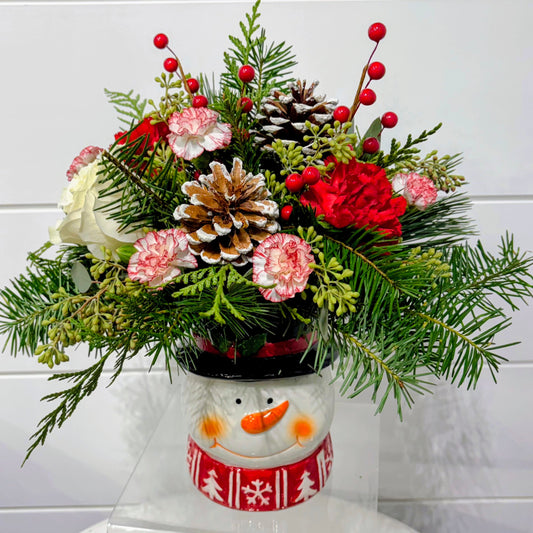 Holiday Snowman by Breanne David