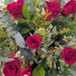 Red Rose Vase - Dozen