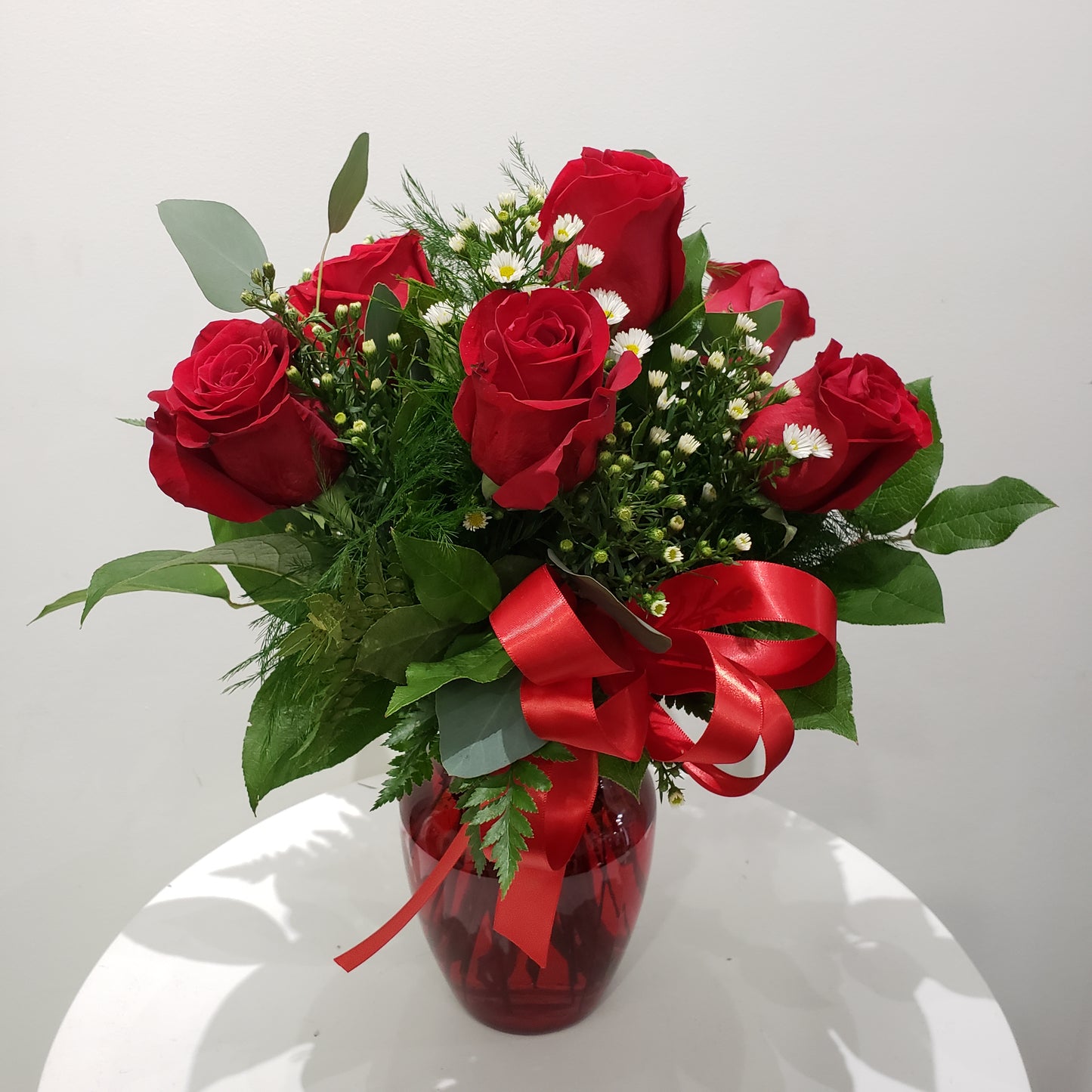 Red Rose Vase