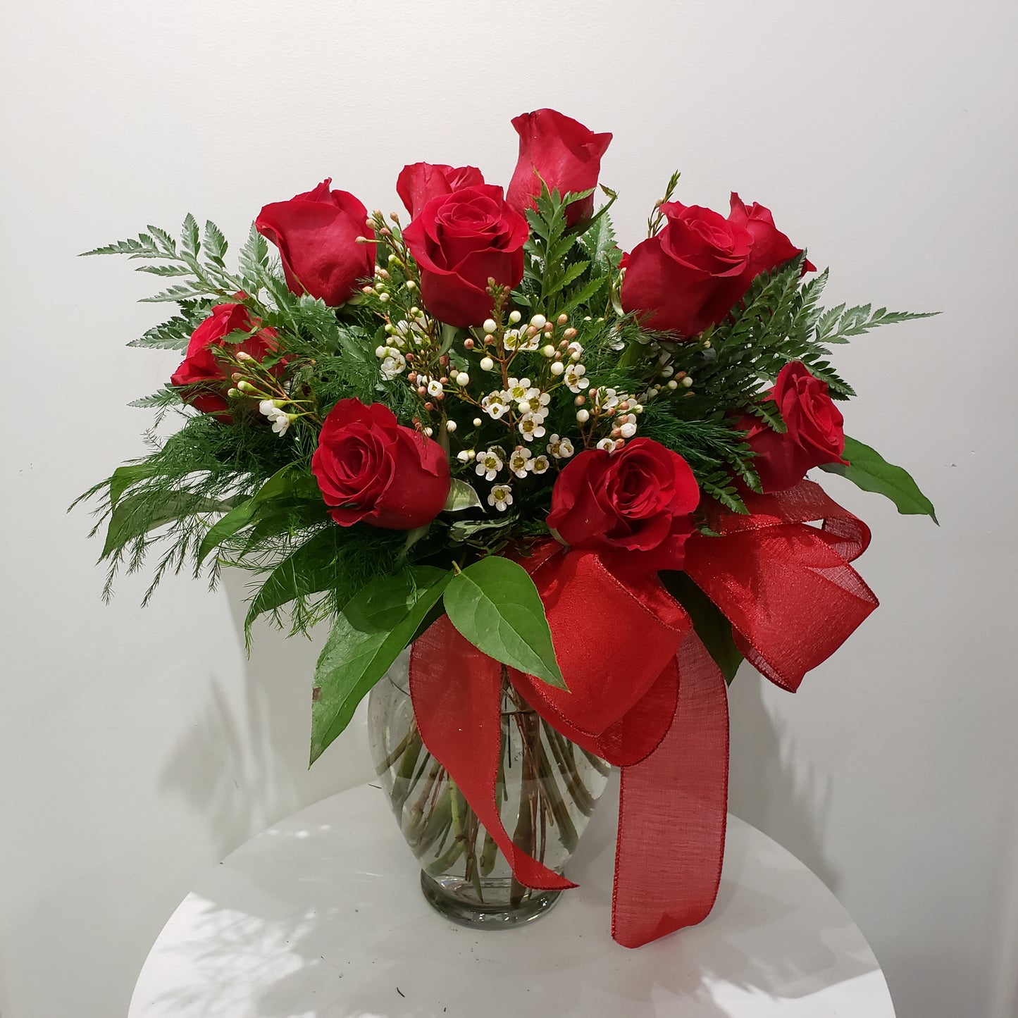 Red Rose Vase